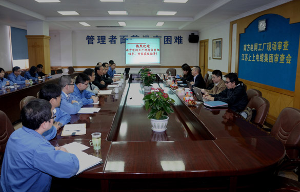 上上電纜順利通過南方電網(wǎng)公司工廠現(xiàn)場(chǎng)審查