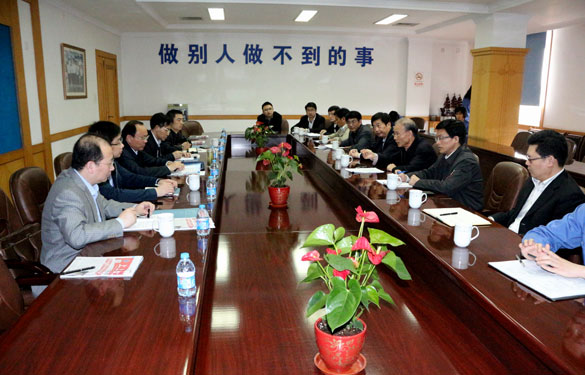 省質(zhì)監(jiān)局局長(zhǎng)劉大旺一行來上上集團(tuán)調(diào)研指導(dǎo)