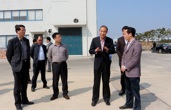 溧陽市代市長(zhǎng)蔣鋒一行來上上集團(tuán)督查新開工項(xiàng)目