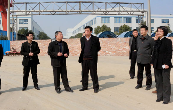 常州市委副秘書(shū)長(zhǎng)王生大一行來(lái)上上集團(tuán)督查新開(kāi)工項(xiàng)目