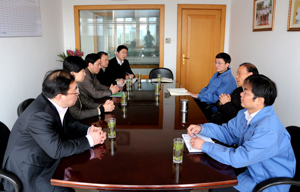 溧陽市副市長劉敏一行來上上集團(tuán)調(diào)研